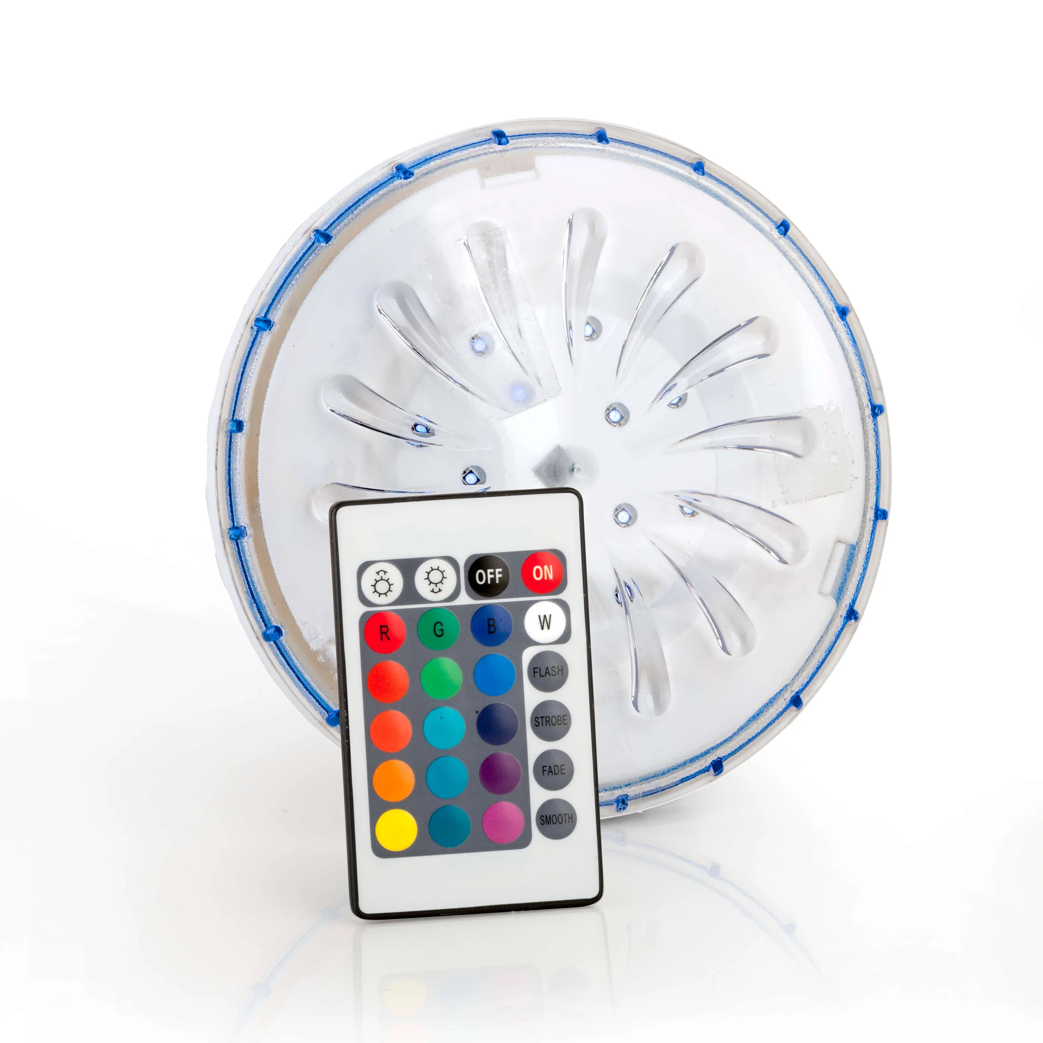 Eclairage LED multicolore, aimantÃ©, pour piscine hors sol