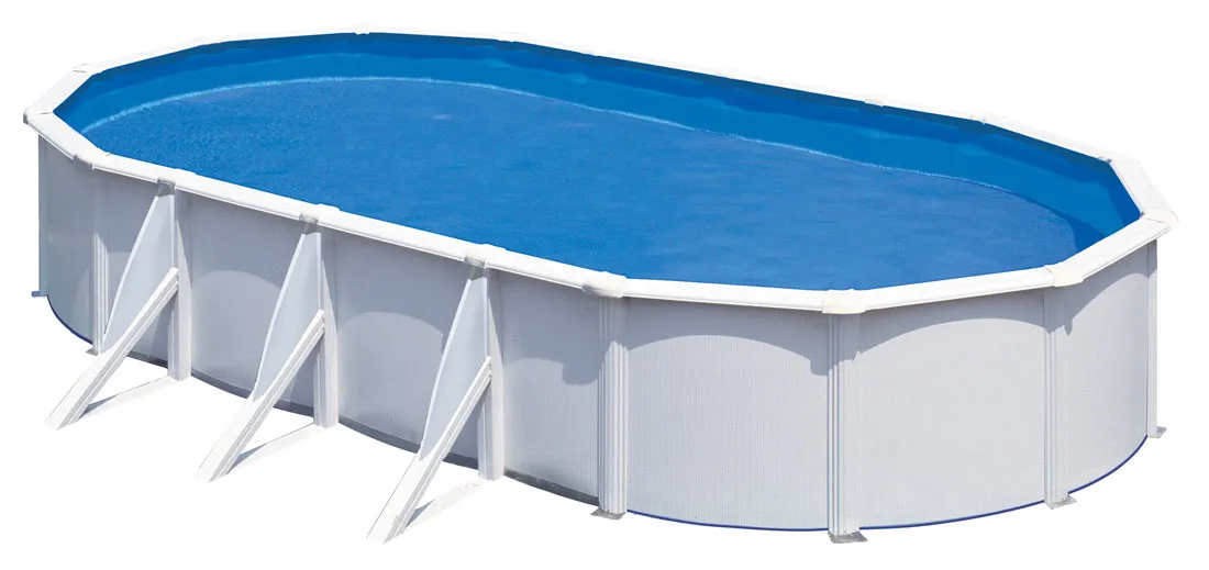 Piscine hors sol acier 7,44 x 3,99 x 1,22 m