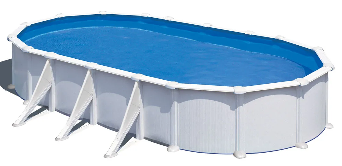 Piscine hors sol acier 8,15 x 4,90 x 1,32 m