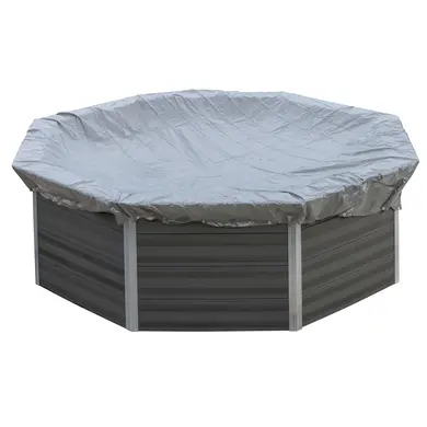 Bâche hiver 580g/m² pour piscine composite 8,04 x 3,86m  - GRE