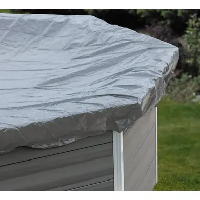Bâche hiver 580g/m² pour piscine composite 8,04 x 3,86m  - GRE