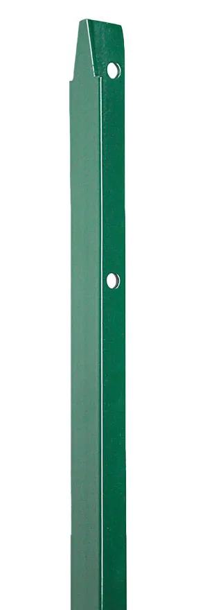 Piquet T30 vert pour clôture grillage souple Hauteur 1m75