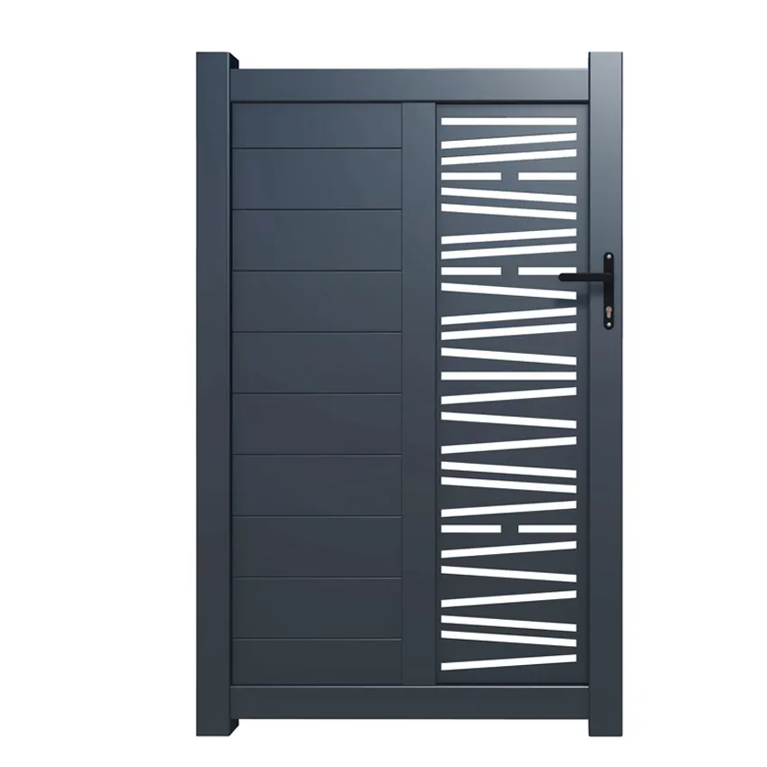 Gartentür Aluminium BONDI2 H 1,60 m anthrazitgrau