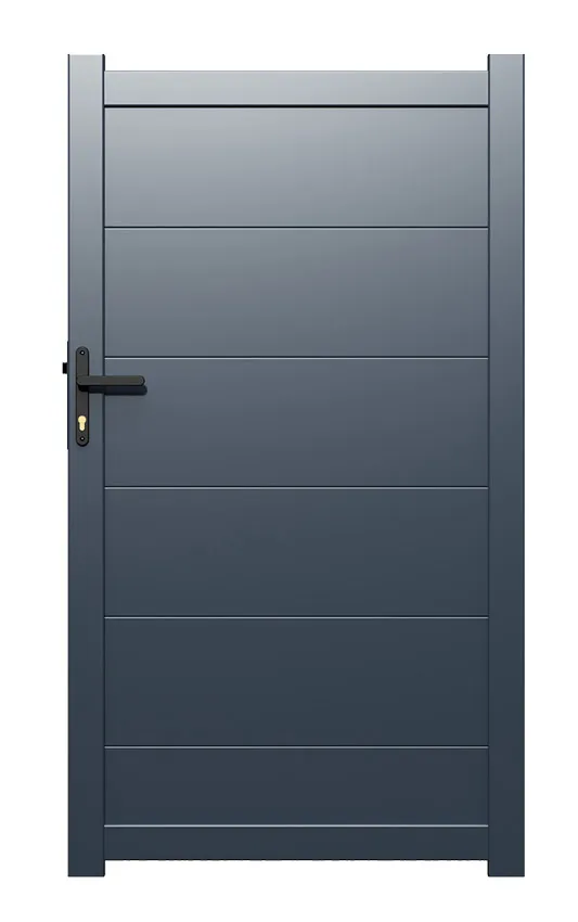 Portillon Aluminium BRISBANE Gris anthracite   Hauteur 1m60
