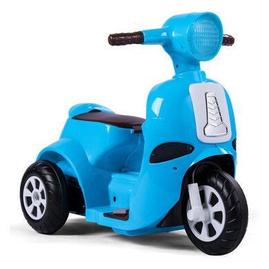 Scooter electrique enfant 6v vintage bleu