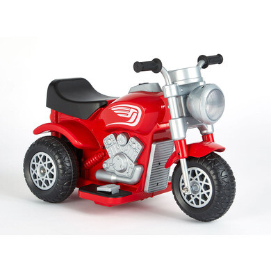 Moto électrique cruiser 3 roues rouge 6v enfant