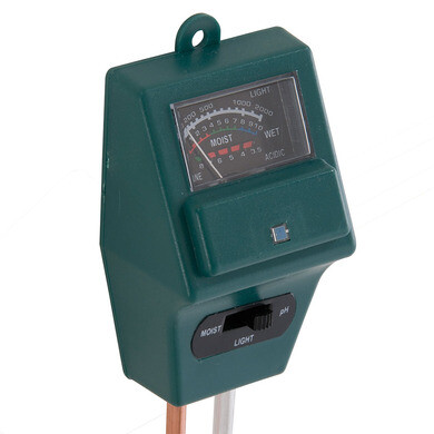 Analyseur de sol 3-en-1 contrôle le pH du sol (acide/alcalin), la teneur en  humidité et l'intensité