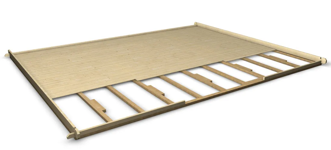 Plancher pour abri de jardin 19 mm 4 mÂ²  AZUR   SAMY   COLORADO