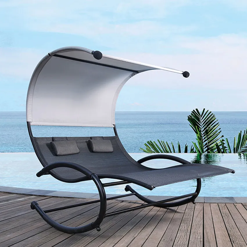 Bain de soleil double acier   textilÃ¨ne ALTO