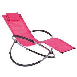 Bain de soleil acier framboise SWING  - OOGarden