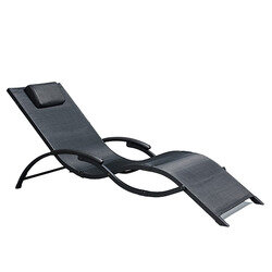 Bain de soleil acier noir TAMARILLO - OOGarden