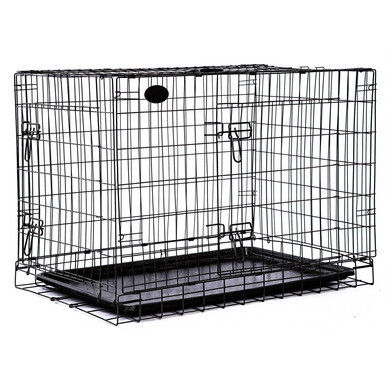Cage de transport pour chien en métal taille S - OOGarden
