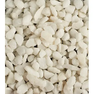 Sac gravier blanc marbre concassé 8/12 mm 25kg