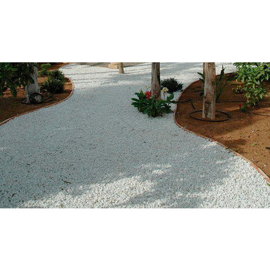Der Naturstein Garten 25 Kg Gravillon De Quartz Blanc 8-16 Mm - Aménagement Jardin Et Aquarium