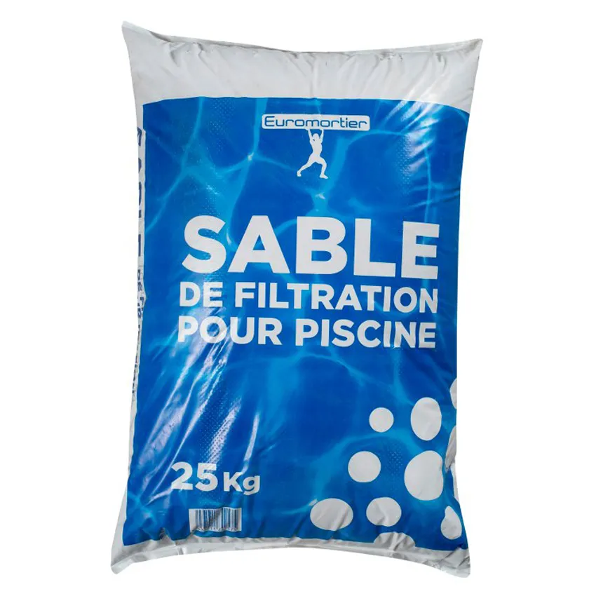 Sable Filtration Piscine 0,5 1,5 mm - Sac 25 kg