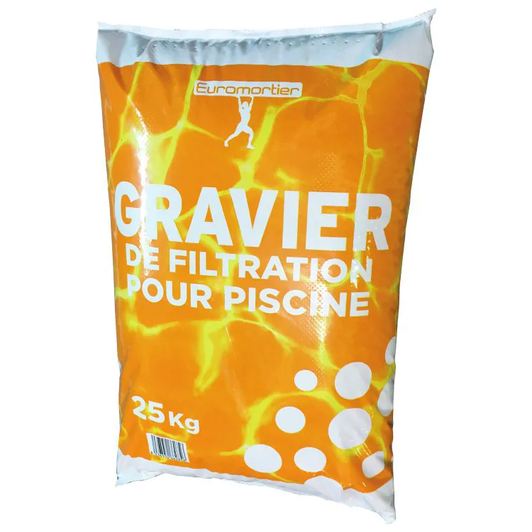 Gravier Filtration Pour Piscine 2 6 mm - Sac 25 kg