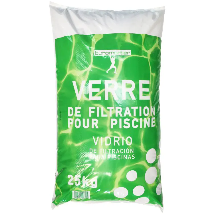 Verre Filtration Piscine 0,5 1,2 mm - Sac 25 kg