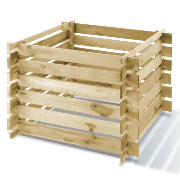 Composteur de Jardin 700L en Bois Pin TraitÃ©