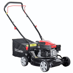 Tondeuse Thermique Poussée 127CC Coupe 41cm avec 7 Hauteurs de coupe - OOGarden