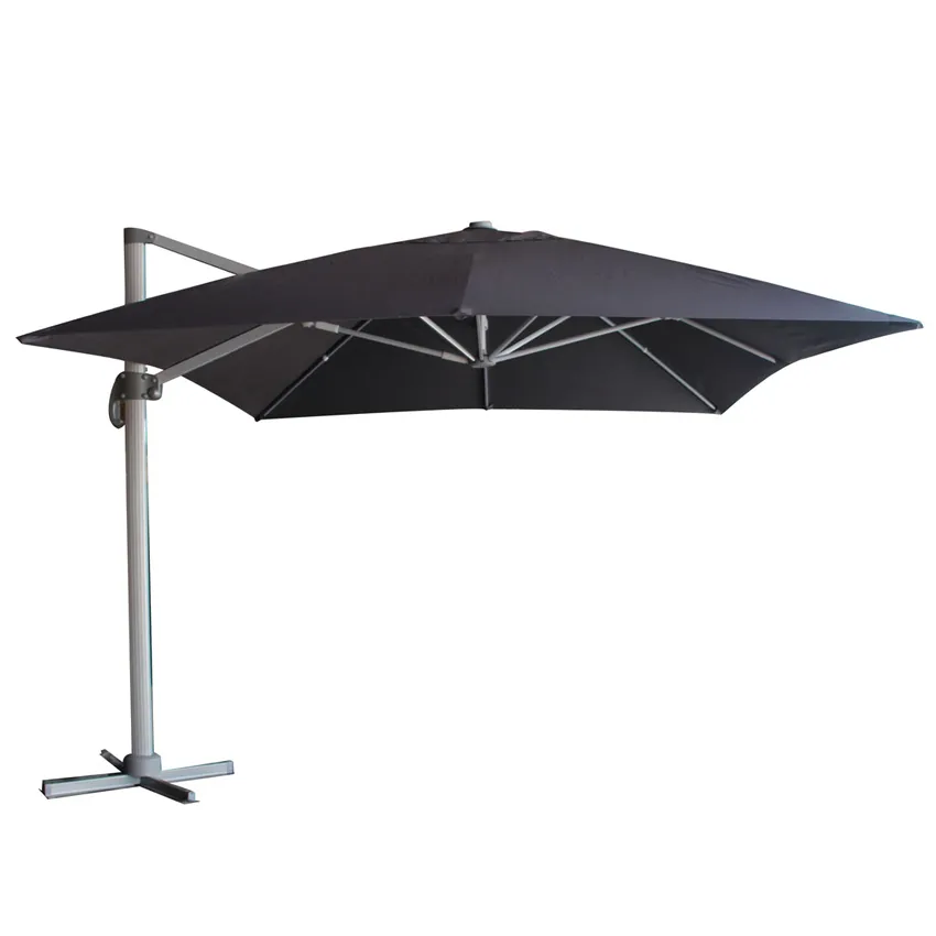 Parasol DÃ©portÃ© en Aluminium ARCHIPEL   3x4m   Coloris Ardoise