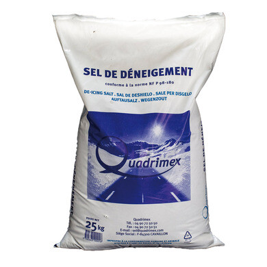 Sel de Déneigement - Sac de 25kg - Granulés Moyens - 