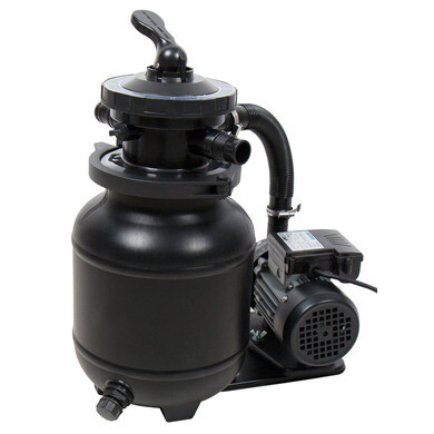 Filtration Piscine 4,5 m³/h Avec Tuyaux Et Sac de Sable 25 kg - OOGarden