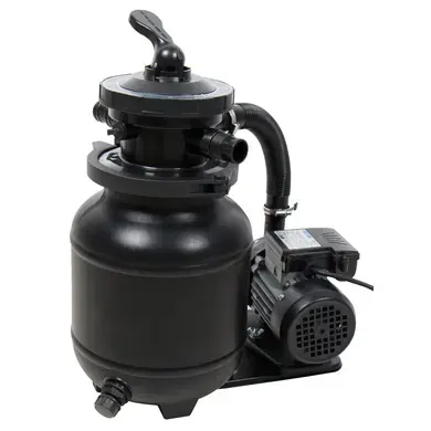 Filtration Piscine 4,5 m³/h Avec Tuyaux Et Sac de Sable 25 kg - OOGarden