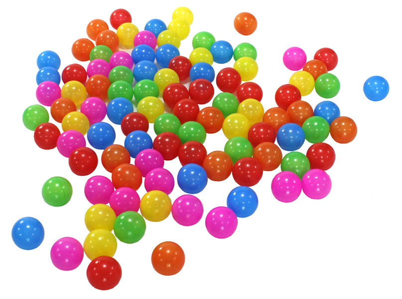 Balles colorées de piscine 100 Pièces