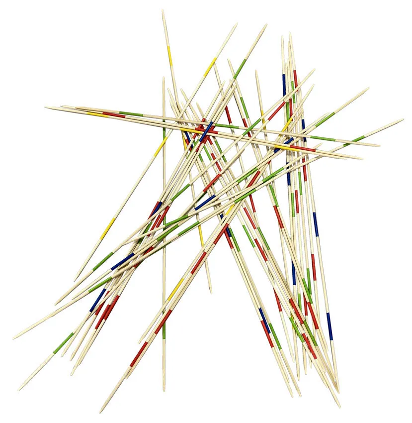 Jeu de Mikado GÃ©ant en bambou 90 cm