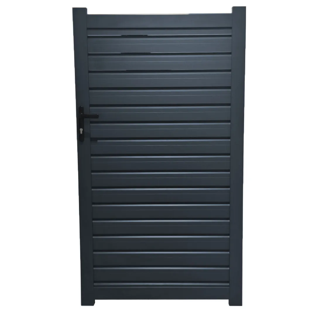 Portillon Aluminium MELTON Gris anthracite   Hauteur 1m80