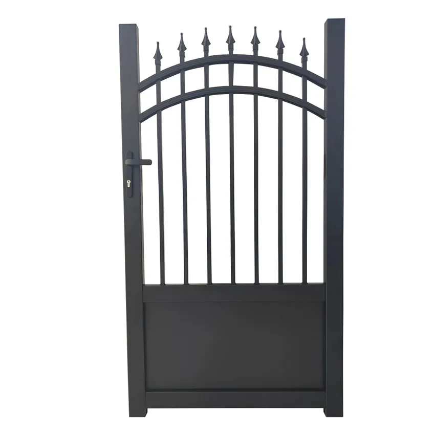 Portillon aluminium H. 1,80 m noir   BROOME