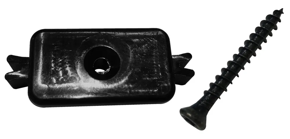 100 Clips et vis pour lame de terrasse composite