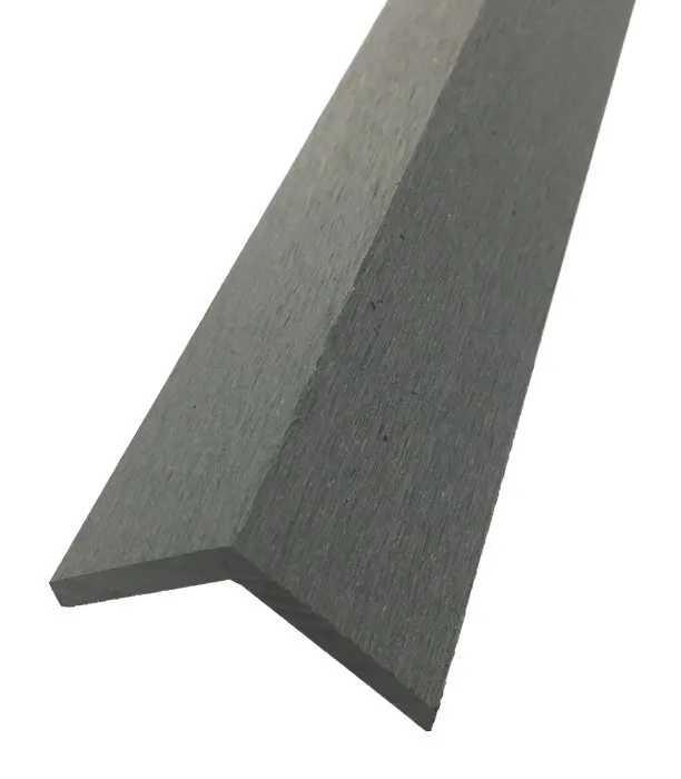 Lame finition terrasse composite 240cm   couleur gris