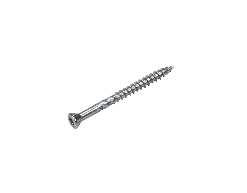 100 Vis inox A2 5x60 TORX T25 pour terrasse bois et 1 embout