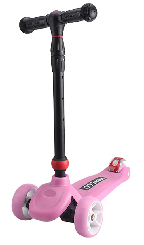 Trottinette Ã©volutive 3 en 1 et Roues LED   Coloris rose