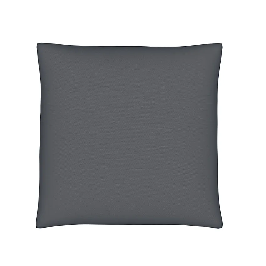 Coussin d'extÃ©rieur Uni 40x40 cm gris DECO
