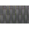 50m PVC verduisteringsset voor harde afrasteringen + clips inbegrepen - Grijs - OOGarden