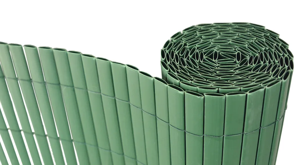 Canisse PVC double face 3 x H 1,2 m   vert