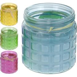 Bougie citronnelle jarre en verre - couleur aléatoire  - OOGarden