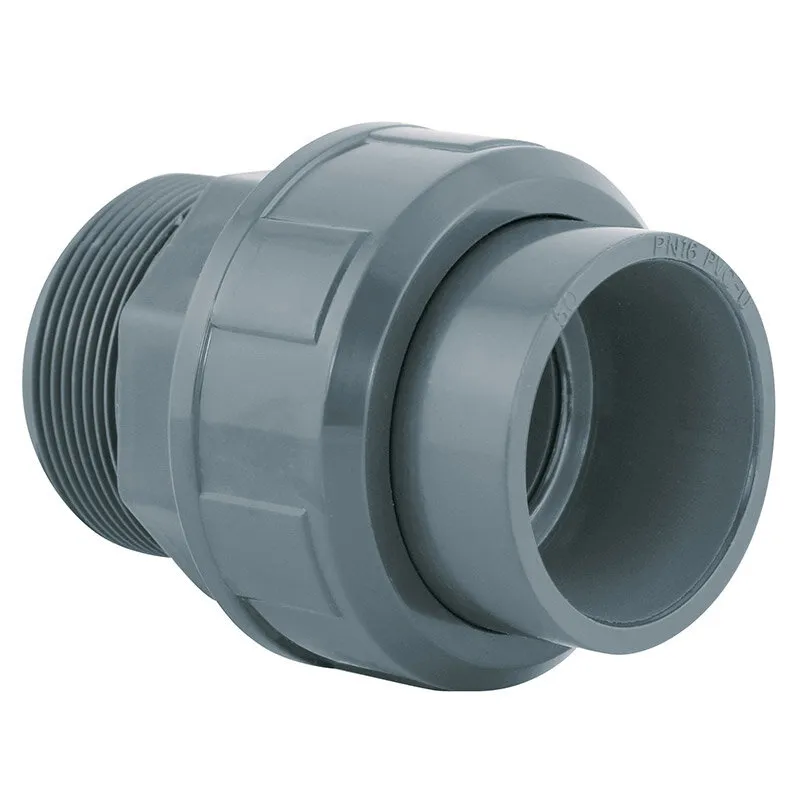 Union PVC fileté 3 pièces Diamètre 50mm x 2 pouces