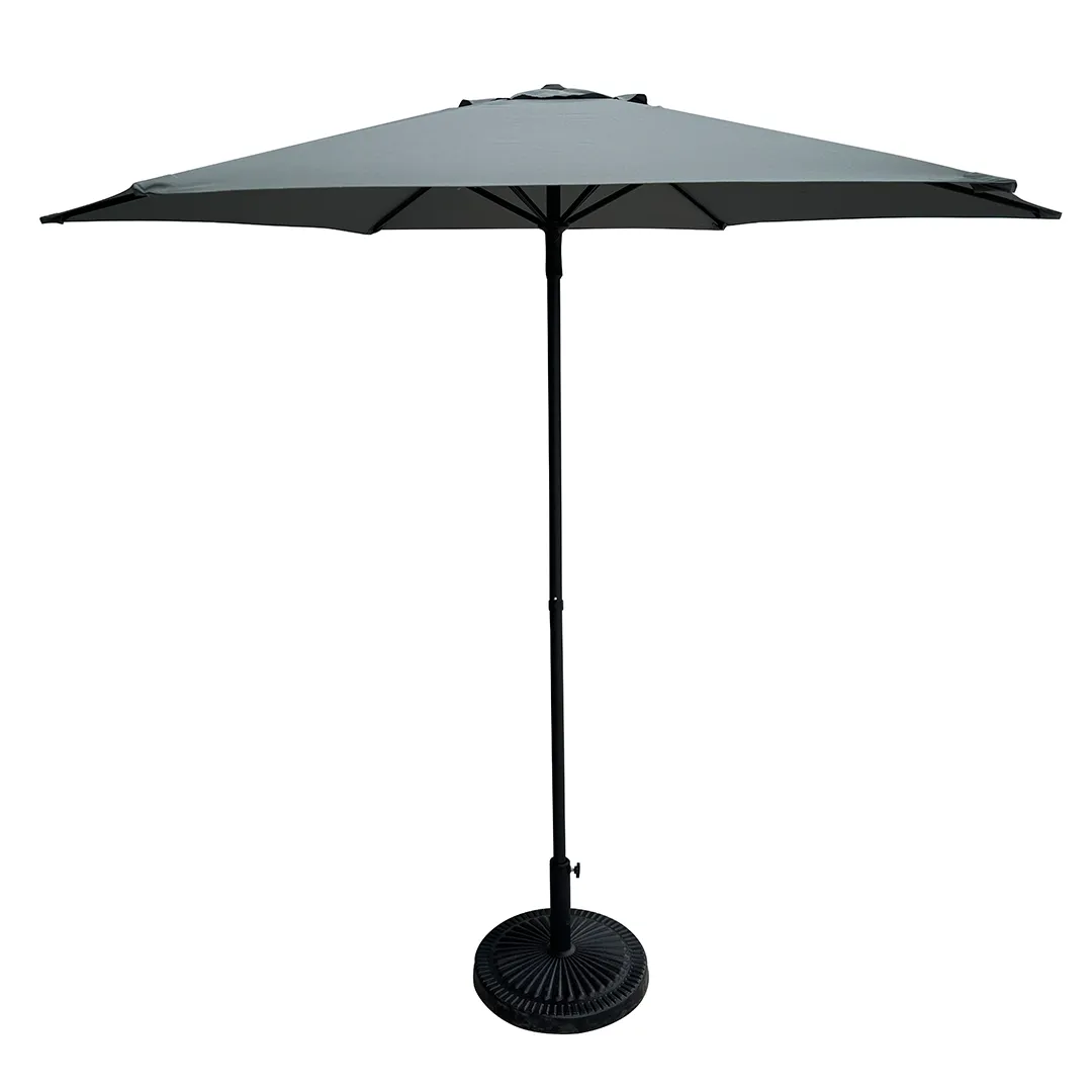 Parasol Droit en Acier STELLA   2.5m   Coloris Anthracite