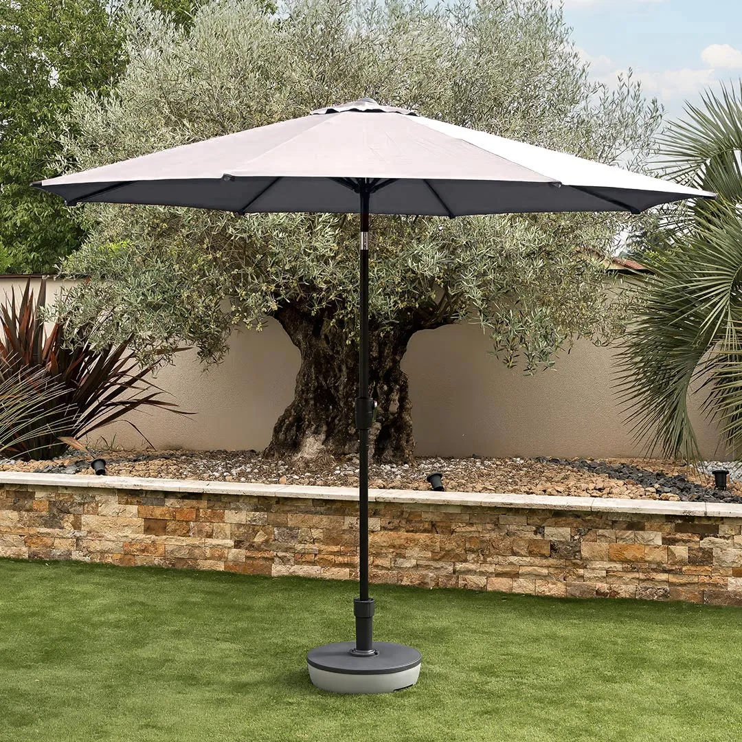 Parasol Droit en Aluminium TINA   3m   Coloris Ãcru