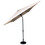 Parasol Droit en Aluminium SAVINI - 2x3m - Coloris Écru - OOGarden