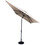 Parasol Droit en Aluminium SAVINI - 2x3m - Coloris Écru - OOGarden