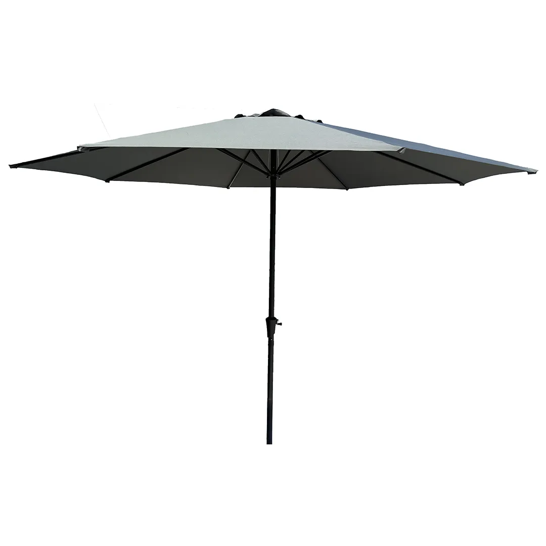 Parasol Droit en Acier LYMPIA 4m Coloris Anthracite