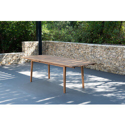 Table de Jardin DANANG en Acacia - 180/240cm - OOGarden
