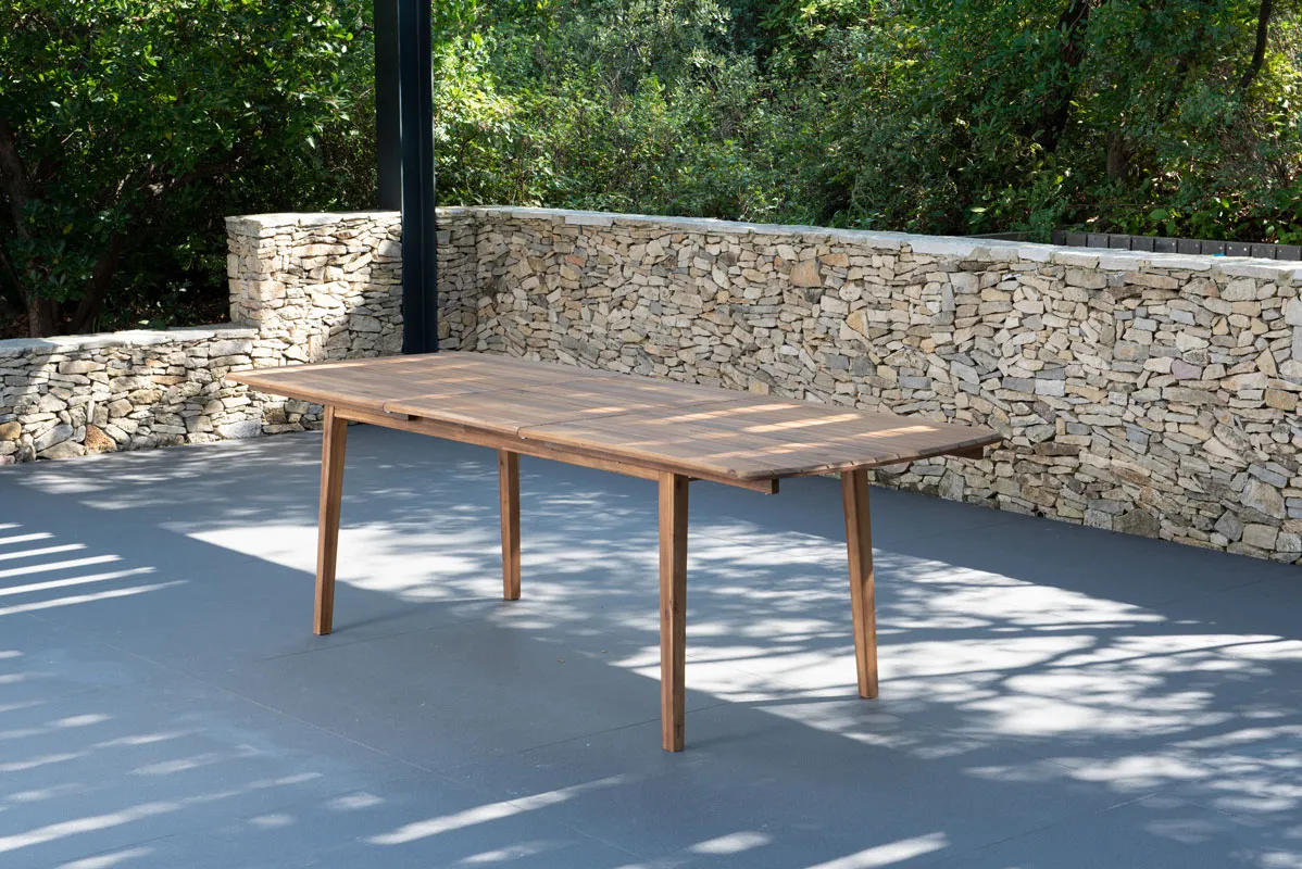 Table de Jardin DANANG en Acacia   180 240cm