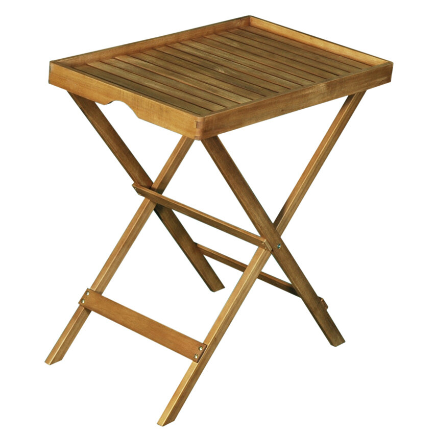 Klappbarer Beistelltisch aus Holz RAO