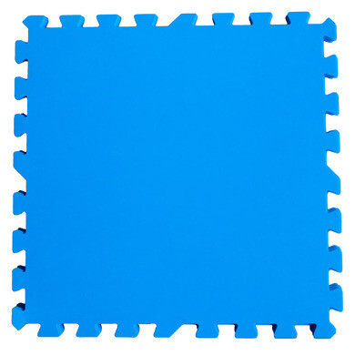 Lot de 10 tapis de protection 50x50 cm bleu