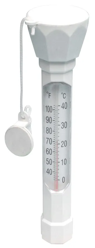 ThermomÃ¨tre de Piscine Flottant Blanc 22 cm - OOGarden
